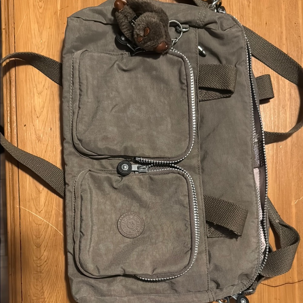 Kipling Brown Bag with Durable Design
